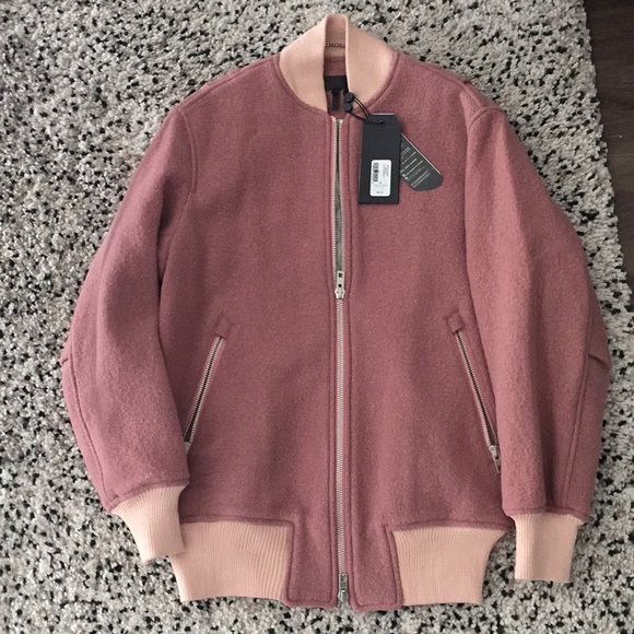 🎁FLASH SALE❤️ Rag & Bone Elle Bomber Jacket, XS/S - Picture 4 of 8